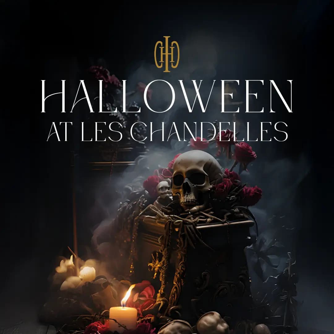Halloween party atmosphere